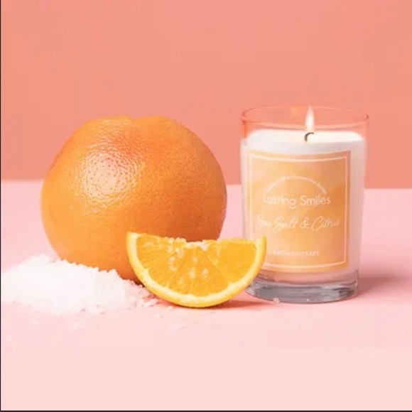 Sea salt & citrus aromatherapy candle - Picture 2 of 8
